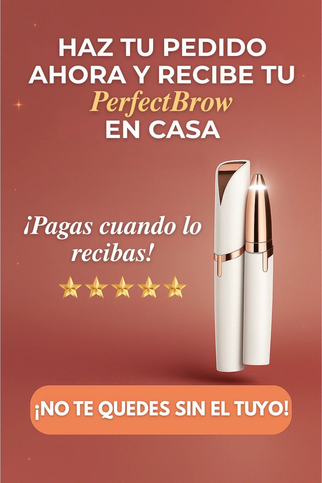 PerfectBrow contenido completo del empaque