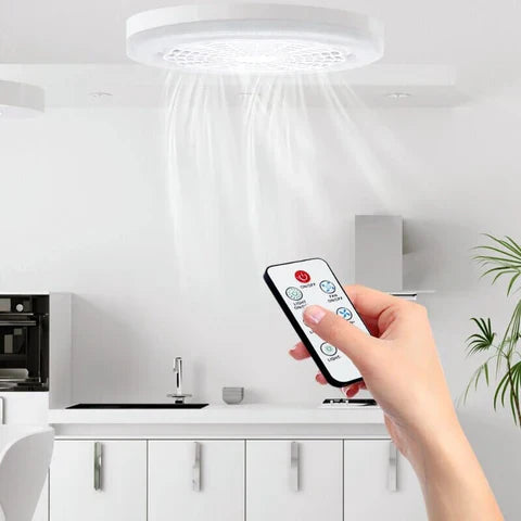 TurboMax ventilador inteligente de techo — contenido completo del empaque