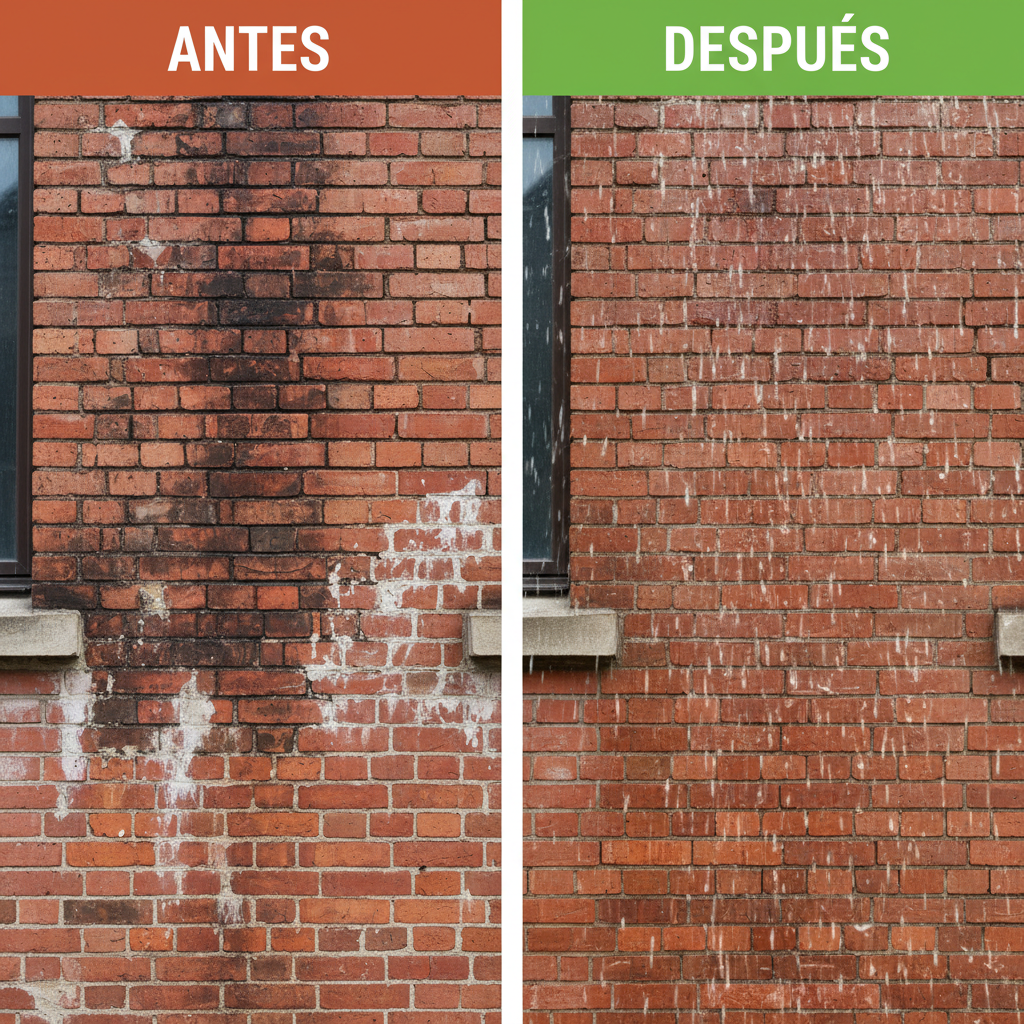 Antes e Depois - Tijolo