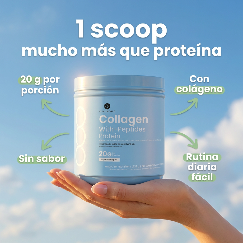 💎 Colágeno Premium Grassfed — 20g de Bio-Péptidos de Máxima Absorción para tu Piel y Articulaciones