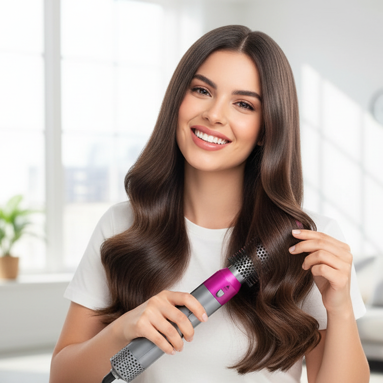 Mulher usando Cepillo