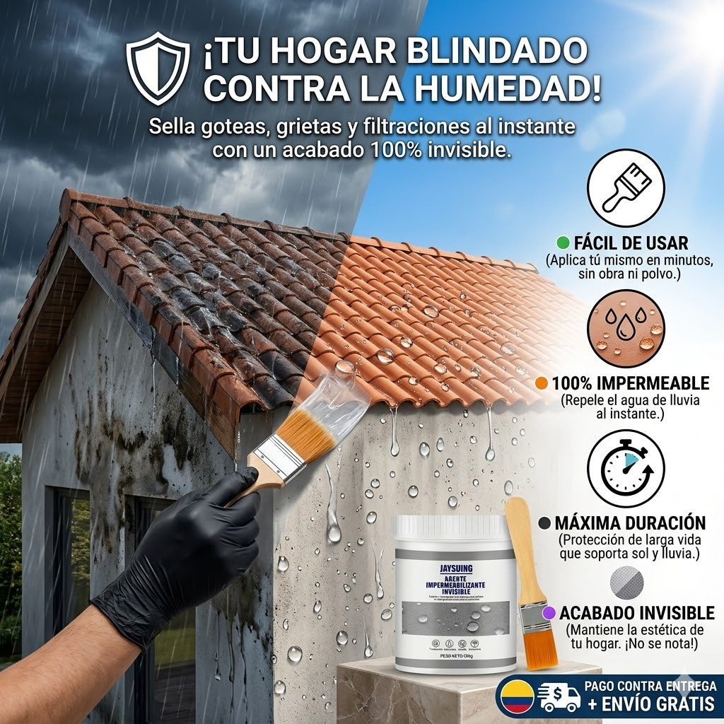 ¡Dile Adiós a las Goteras y Humedad al Instante!